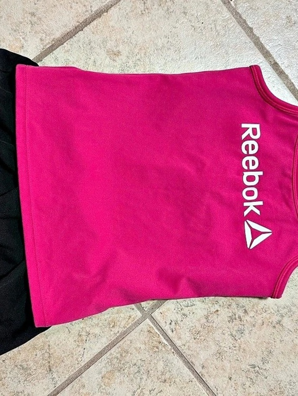 Reebok Girls Pink & Black Athletic Set Size 6/6X Like New